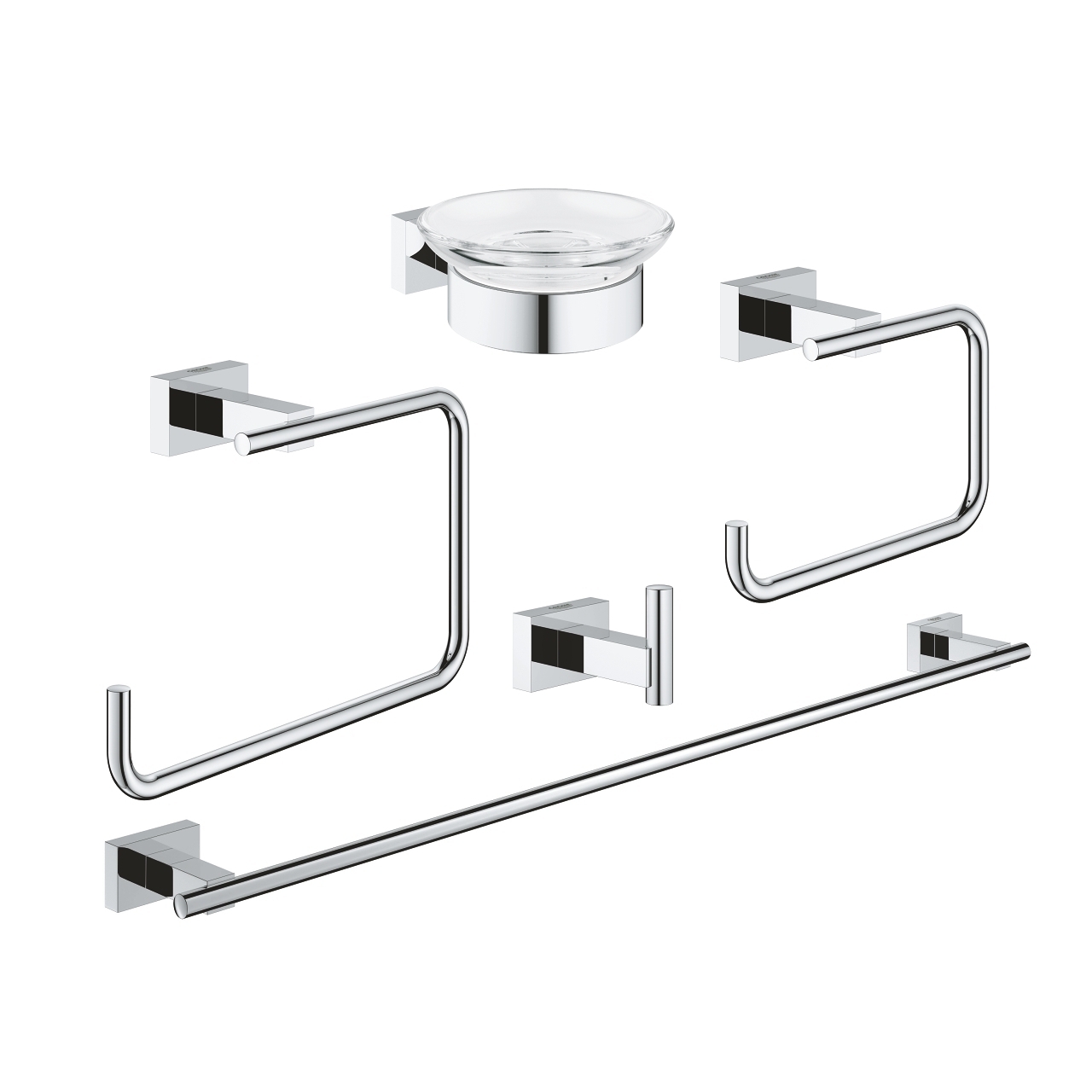 Аксесоари за баня Grohe Essentials Cube 5 в 1