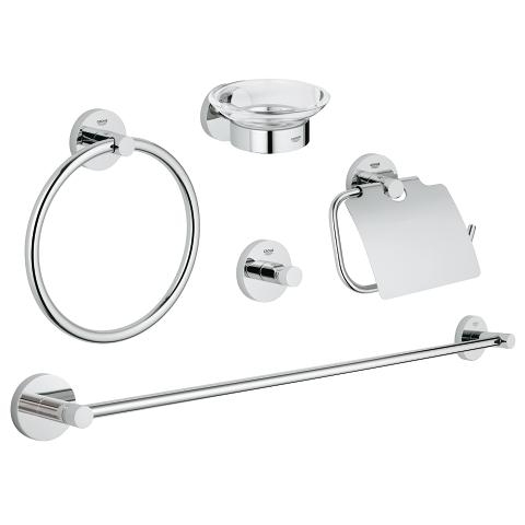 Комплект аксесоари за баня Grohe Essentials 5 в 1